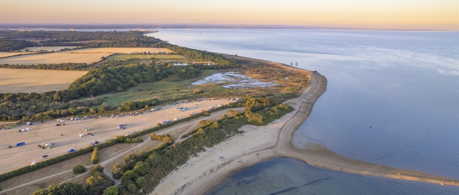 Lepe Beach campsite